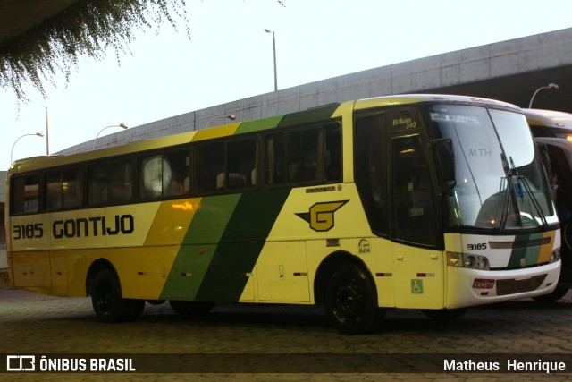 Empresa Gontijo de Transportes 3185 na cidade de Belo Horizonte, Minas Gerais, Brasil, por Matheus Henrique. ID da foto: 6194772.