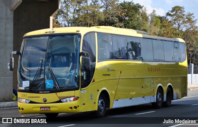 Viação Itapemirim 5543 na cidade de Campinas, São Paulo, Brasil, por Julio Medeiros. Número da foto: #6195167.