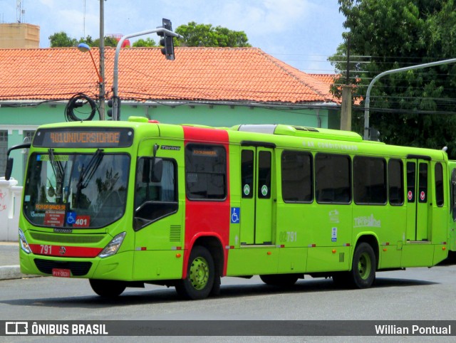 Viação Santana 02791 na cidade de Teresina, Piauí, Brasil, por Willian Pontual. ID da foto: 6194610.