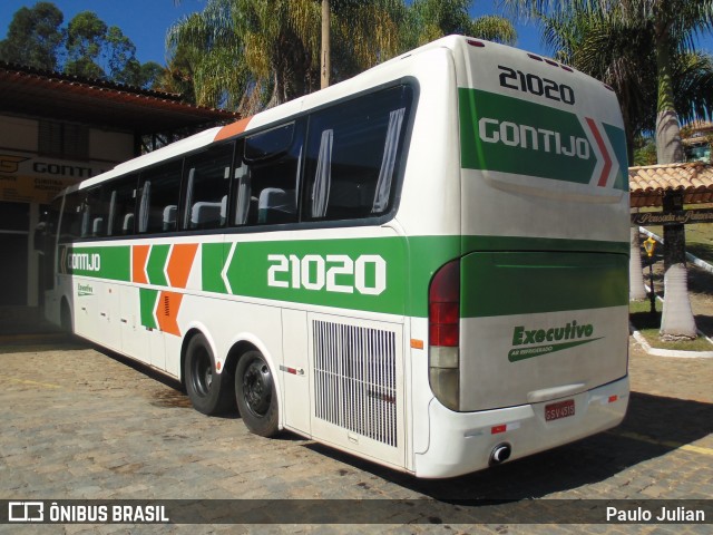 Empresa Gontijo de Transportes 21020 na cidade de Camanducaia, Minas Gerais, Brasil, por Paulo Julian. ID da foto: 6195119.