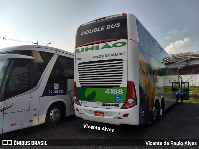 Empresa União de Transportes 4188 na cidade de Cachoeira Paulista, São Paulo, Brasil, por Vicente de Paulo Alves. Número da foto: #6193490.