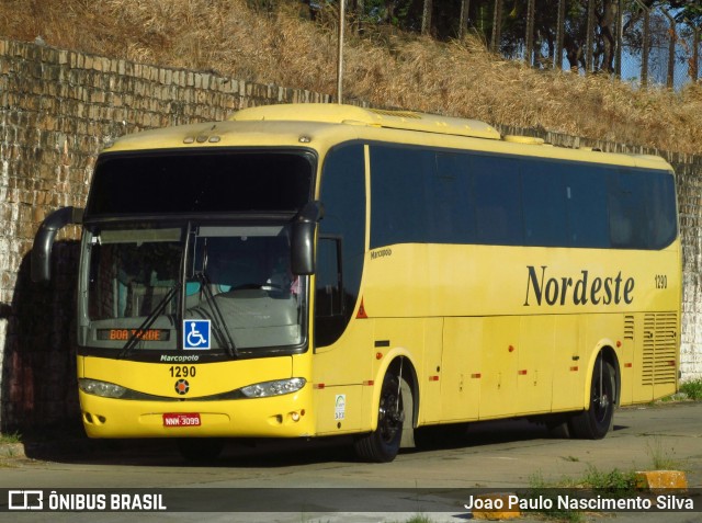 Viação Nordeste 1290 na cidade de Natal, Rio Grande do Norte, Brasil, por Joao Paulo Nascimento Silva. Número da foto: #6194633.