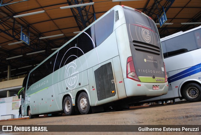 Viação Garcia 7907 na cidade de Campo Mourão, Paraná, Brasil, por Guilherme Esteves Peruzzi. Número da foto: #6193757.