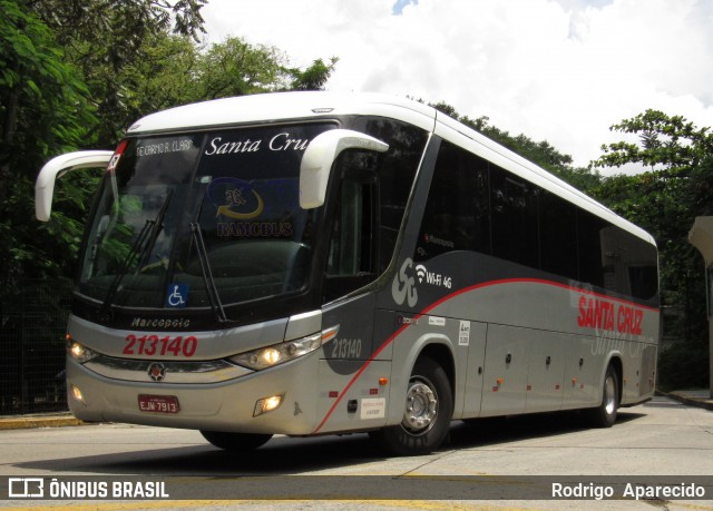 Viação Santa Cruz 213140 na cidade de São Paulo, São Paulo, Brasil, por Rodrigo  Aparecido. ID da foto: 6194986.