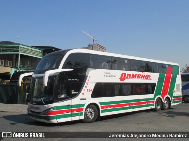 Expreso Internacional Ormeño 124 na cidade de Brasil, por Jeremias Alejandro Medina Ramirez. ID da foto: 6194312.