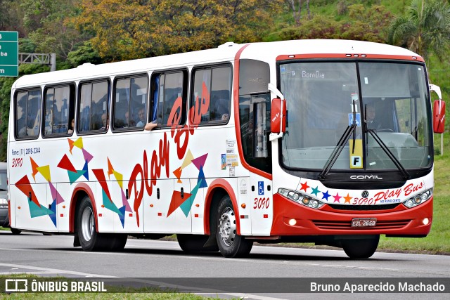 Play Bus Turismo 3090 na cidade de Atibaia, São Paulo, Brasil, por Bruno Aparecido Machado. Número da foto: #6194627.