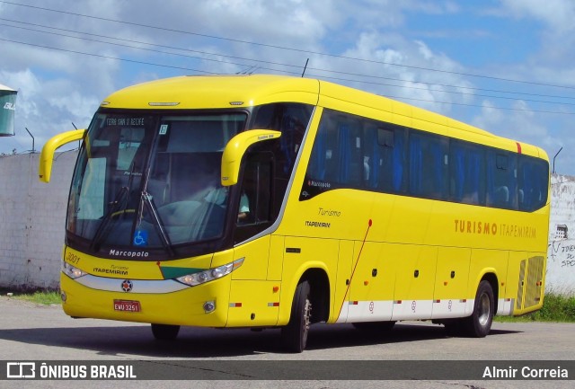 Viação Itapemirim 3001 na cidade de Recife, Pernambuco, Brasil, por Almir Correia. ID da foto: 6195432.