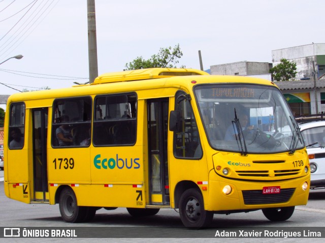 Ecobus 1739 na cidade de São Sebastião, São Paulo, Brasil, por Adam Xavier Rodrigues Lima. Número da foto: #6213499.
