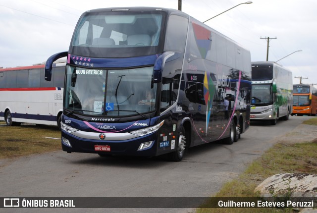 Nova América Turismo 1100 na cidade de São Paulo, São Paulo, Brasil, por Guilherme Esteves Peruzzi. Número da foto: #6213682.