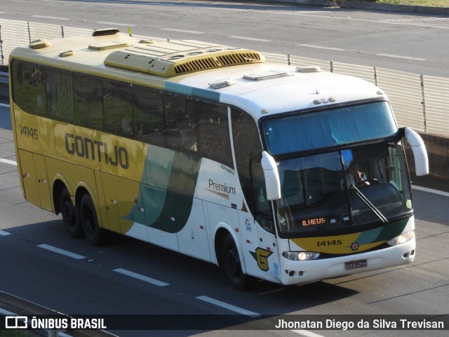 Empresa Gontijo de Transportes 14145 na cidade de Lavrinhas, São Paulo, Brasil, por Jhonatan Diego da Silva Trevisan. Número da foto: #6215028.