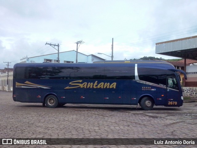 Empresas de Transportes Santana e São Paulo 2670 na cidade de São Félix, Bahia, Brasil, por Luiz Antonio Doria. Número da foto: #6214102.