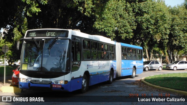 Transol Transportes Coletivos 0200 na cidade de Florianópolis, Santa Catarina, Brasil, por Lucas Weber Calizario. ID da foto: 6214296.