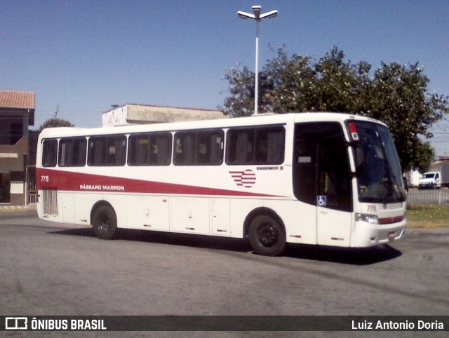 Empresa de Ônibus Pássaro Marron 7715 na cidade de Lorena, São Paulo, Brasil, por Luiz Antonio Doria. Número da foto: #6215473.