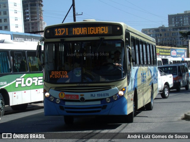 Master Transportes Coletivos de Passageiros RJ 159.074 na cidade de Nova Iguaçu, Rio de Janeiro, Brasil, por André Luiz Gomes de Souza. ID da foto: 6216728.