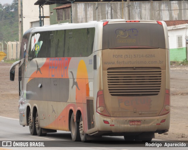Fertur Turismo 3030 na cidade de Conselheiro Lafaiete, Minas Gerais, Brasil, por Rodrigo  Aparecido. Número da foto: #6216640.