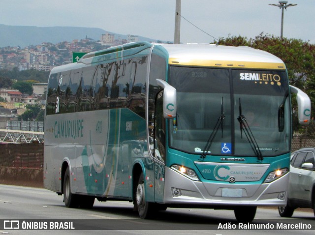 Auto Viação Camurujipe 4910 na cidade de Belo Horizonte, Minas Gerais, Brasil, por Adão Raimundo Marcelino. ID da foto: 6216405.