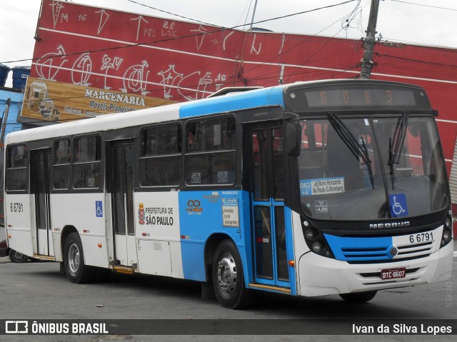 Transwolff Transportes e Turismo 6 6791 na cidade de Brasil, por Ivan da Silva Lopes. Número da foto: #6216839.