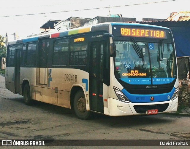 Expresso Pégaso D87418 na cidade de Rio de Janeiro, Rio de Janeiro, Brasil, por David Freitas. Número da foto: #6215260.