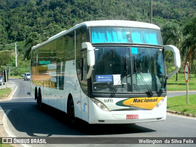 Viação Nacional 10510 na cidade de Viana, Espírito Santo, Brasil, por Wellington  da Silva Felix. ID da foto: 6216158.