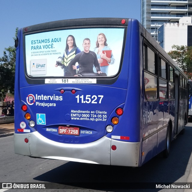 Viação Pirajuçara 11.527 na cidade de São Paulo, São Paulo, Brasil, por Michel Nowacki. Número da foto: #6215717.