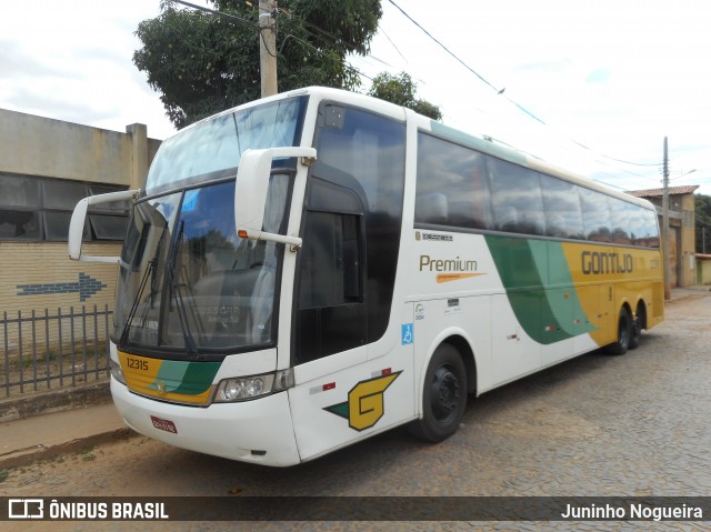 Empresa Gontijo de Transportes 12315 na cidade de Araçuaí, Minas Gerais, Brasil, por Juninho Nogueira. ID da foto: 6216880.