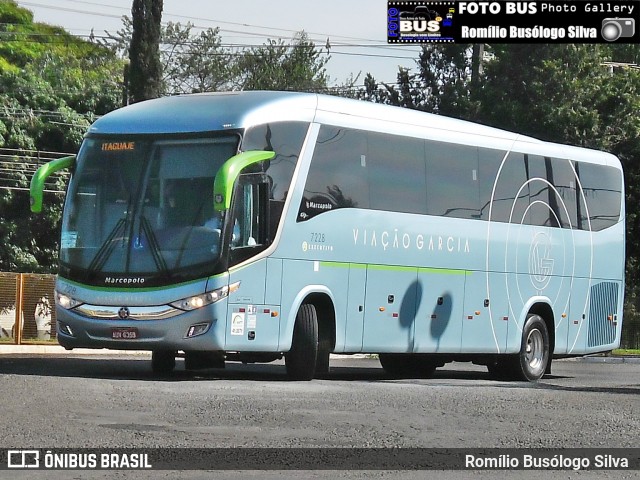 Viação Garcia 7228 na cidade de Rolândia, Paraná, Brasil, por Romílio Busólogo Silva . Número da foto: #6217699.