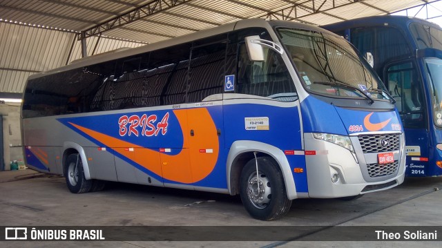 Brisa Bus 4834 na cidade de Penápolis, São Paulo, Brasil, por Theo Soliani. Número da foto: #6218430.