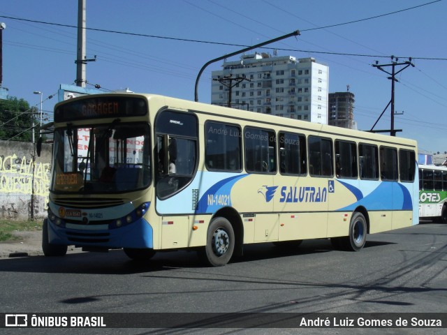 Salutran - Serviço de Auto Transportes NI-14021 na cidade de Nova Iguaçu, Rio de Janeiro, Brasil, por André Luiz Gomes de Souza. Número da foto: #6217995.