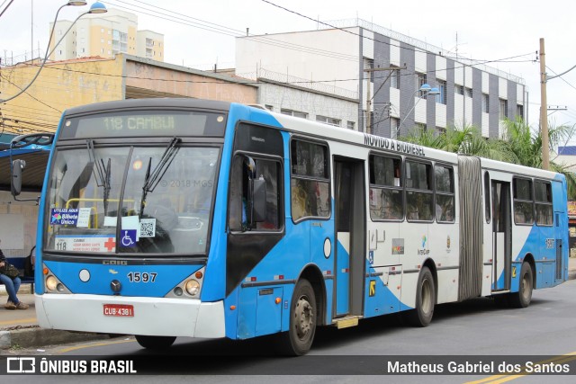 VB Transportes e Turismo 1597 na cidade de Campinas, São Paulo, Brasil, por Matheus Gabriel dos Santos. ID da foto: 6218561.