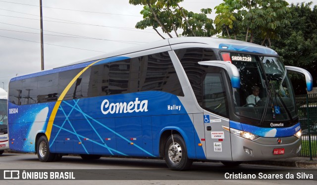 Viação Cometa 18504 na cidade de São Paulo, São Paulo, Brasil, por Cristiano Soares da Silva. Número da foto: #6217926.