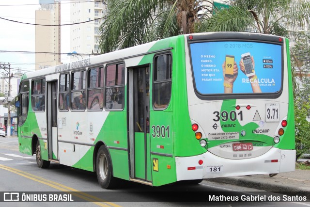 VB Transportes e Turismo 3901 na cidade de Campinas, São Paulo, Brasil, por Matheus Gabriel dos Santos. ID da foto: 6218539.