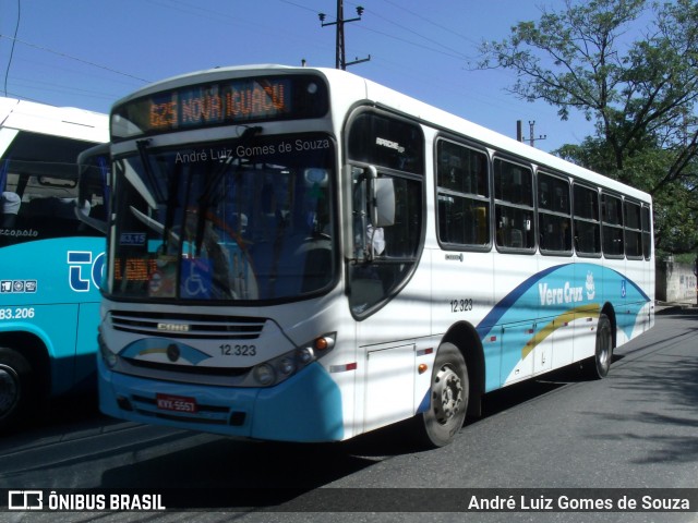 Auto Viação Vera Cruz - Belford Roxo 12.323 na cidade de Nova Iguaçu, Rio de Janeiro, Brasil, por André Luiz Gomes de Souza. ID da foto: 6219612.