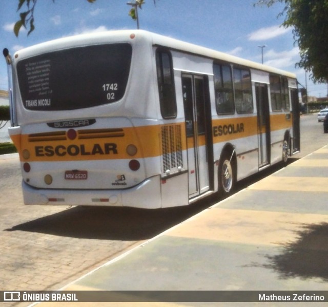Trans Nicoli 1742 02 na cidade de João Dourado, Bahia, Brasil, por Matheus Zeferino. Número da foto: #6220376.
