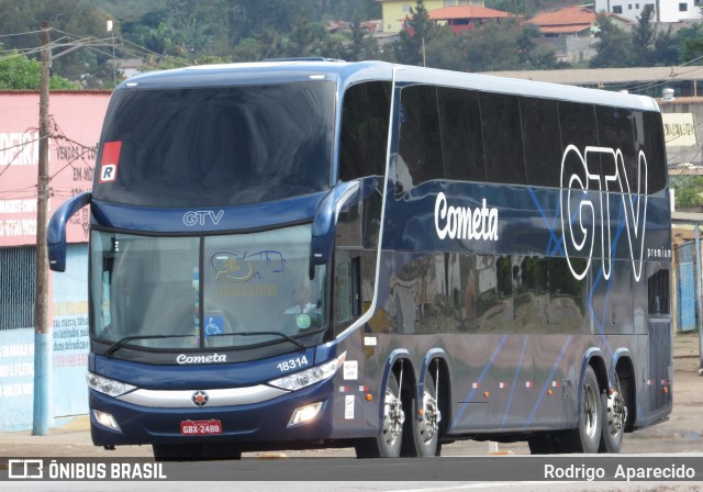 Viação Cometa 18314 na cidade de Conselheiro Lafaiete, Minas Gerais, Brasil, por Rodrigo  Aparecido. Número da foto: #6219928.