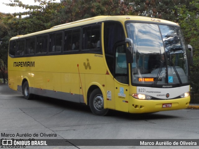 Viação Itapemirim 8221 na cidade de São Paulo, São Paulo, Brasil, por Marco Aurélio de Oliveira. Número da foto: #6218775.