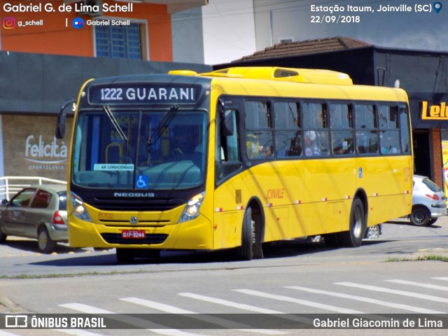 Gidion Transporte e Turismo 11702 na cidade de Joinville, Santa Catarina, Brasil, por Gabriel Giacomin de Lima. ID da foto: 6219528.