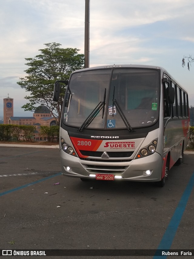 Sudeste Transporte e Turismo 2800 na cidade de Aparecida, São Paulo, Brasil, por Rubens  Faria. ID da foto: 6218992.