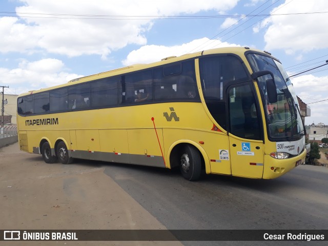 Viação Itapemirim 5081 na cidade de Surubim, Pernambuco, Brasil, por Cesar Rodrigues. ID da foto: 6218740.