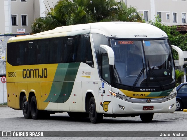 Empresa Gontijo de Transportes 18820 na cidade de Resende, Rio de Janeiro, Brasil, por João Victor. ID da foto: 6222505.