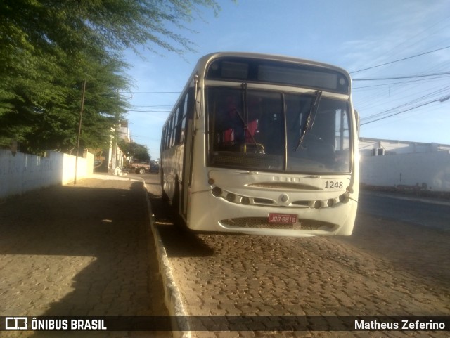 Viação Saturnino 1248 na cidade de Irecê, Bahia, Brasil, por Matheus Zeferino. ID da foto: 6221200.