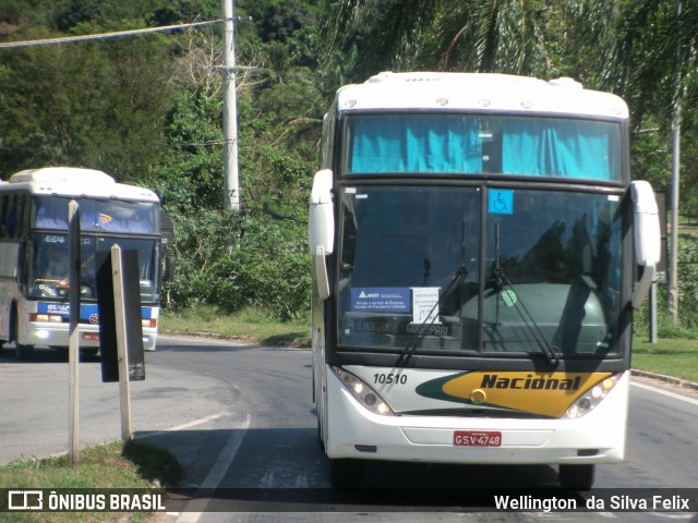 Viação Nacional 10510 na cidade de Viana, Espírito Santo, Brasil, por Wellington  da Silva Felix. ID da foto: 6222616.