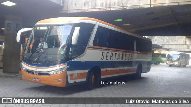 Viação Sertaneja 510 na cidade de Belo Horizonte, Minas Gerais, Brasil, por Luiz Otavio Matheus da Silva. ID da foto: 6222029.