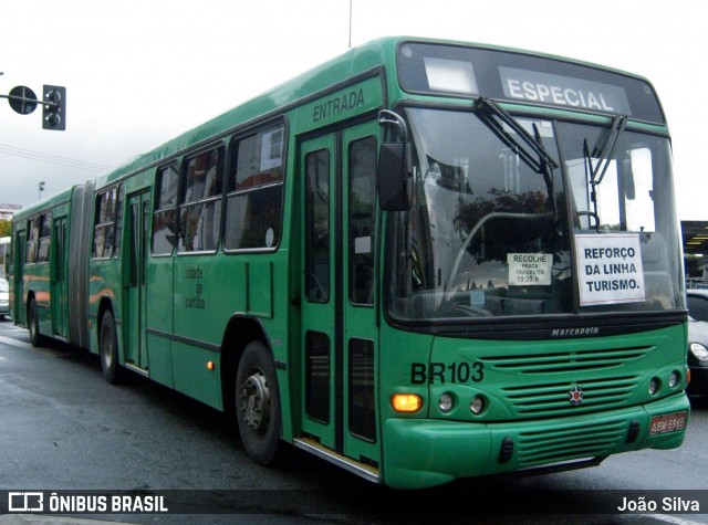 Transporte Coletivo Glória BR103 na cidade de Curitiba, Paraná, Brasil, por João Silva. ID da foto: 6222290.