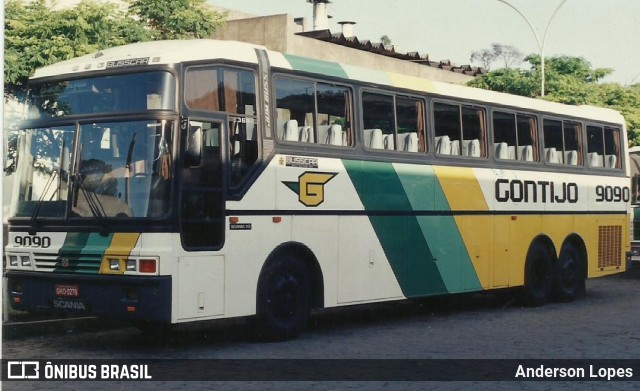 Empresa Gontijo de Transportes 9090 na cidade de Belo Horizonte, Minas Gerais, Brasil, por Anderson Lopes. ID da foto: 6222422.