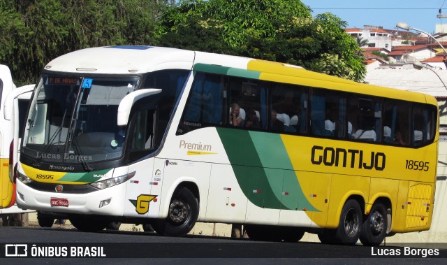 Empresa Gontijo de Transportes 18595 na cidade de Araxá, Minas Gerais, Brasil, por Lucas Borges . Número da foto: #6221810.