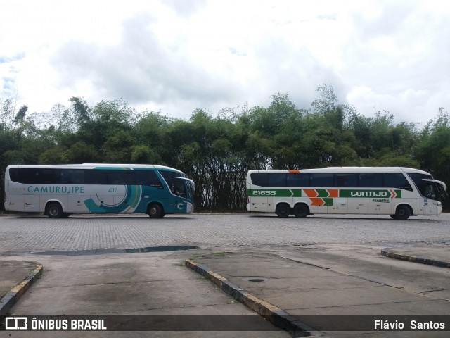 Empresa Gontijo de Transportes 21655 na cidade de Cruz das Almas, Bahia, Brasil, por Flávio  Santos. Número da foto: #6221138.