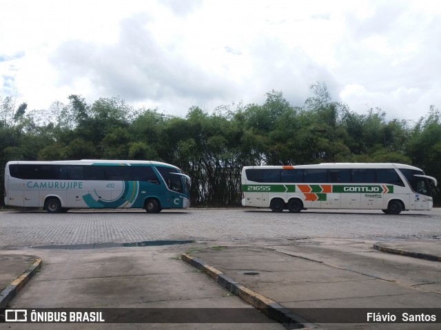 Empresa Gontijo de Transportes 21655 na cidade de Cruz das Almas, Bahia, Brasil, por Flávio  Santos. ID da foto: 6221138.