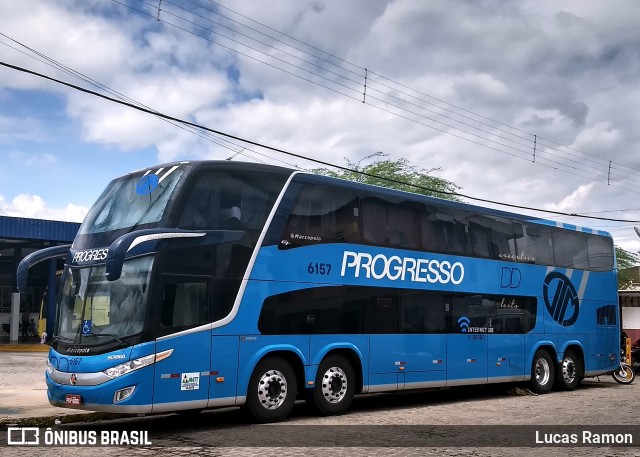 Auto Viação Progresso 6157 na cidade de Serra Talhada, Pernambuco, Brasil, por Lucas Ramon. Número da foto: #6222465.