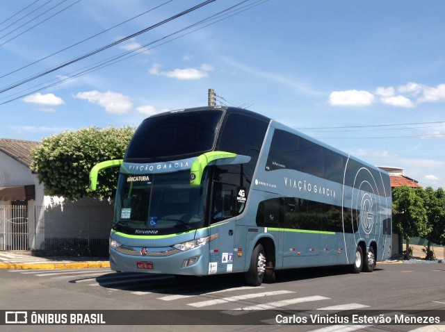Viação Garcia 8631 na cidade de Osvaldo Cruz, São Paulo, Brasil, por Carlos Vinicius Estevão Menezes. Número da foto: #6223654.