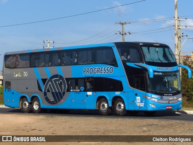 Auto Viação Progresso 6027 na cidade de Teresina, Piauí, Brasil, por Cleiton Rodrigues. Número da foto: #6224437.